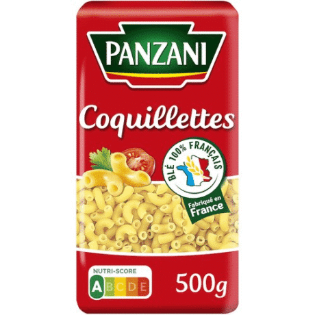 Panzani Coquillette Pasta 500g