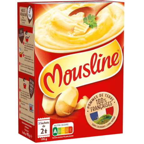 Mousline Mashed Potato 3x65g