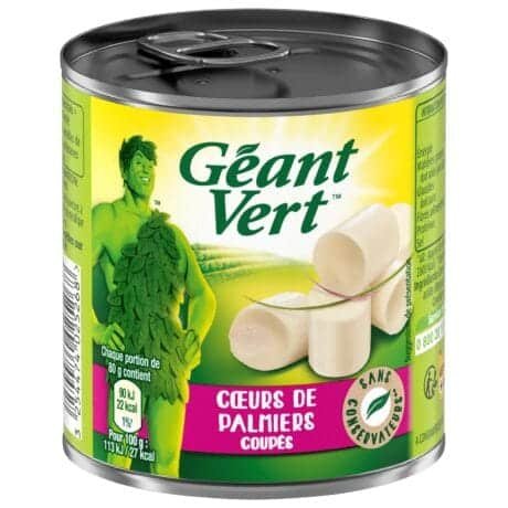 Geant vert palm hearts