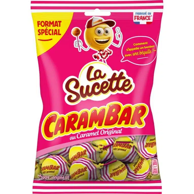 Carambar Caramel Lollipop 156G