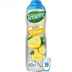 Teisseire lemon syrup no sugar 60cl