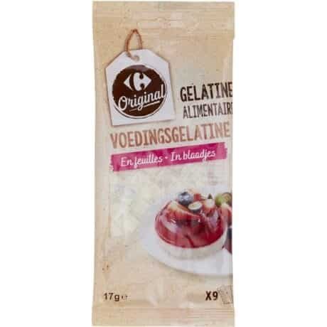 carrefour good gelatin 9 sheets
