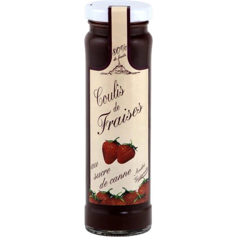 strawberry coulis