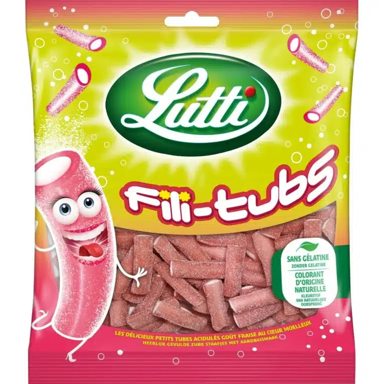 Lutti Fili-tubs Strawberry 200G