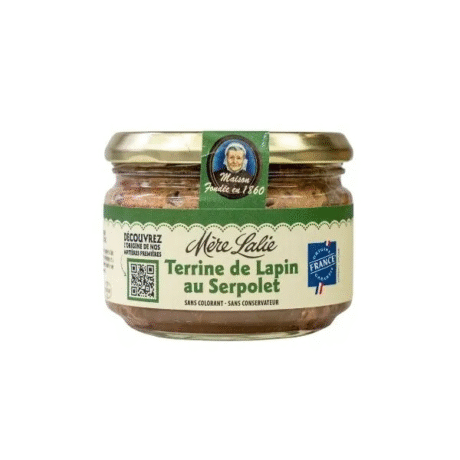 Mere Lalie Terrine Lapin Serpolet 180G