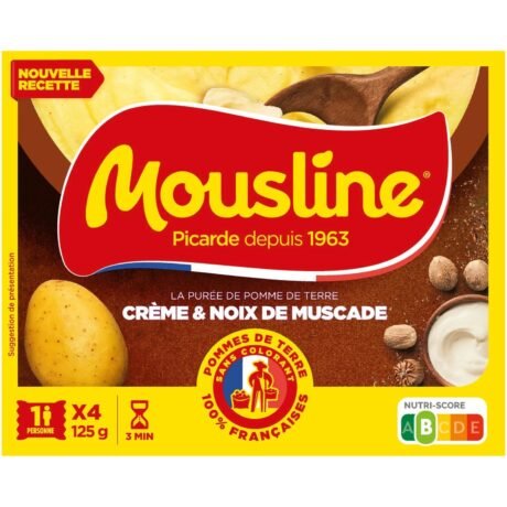Mousline Nutmeg mashed potato 4x31G