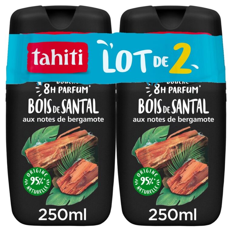 TAHITI SHOWER GEL sandalwood bergamot
