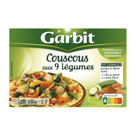 Garbit couscous 9 vegetables