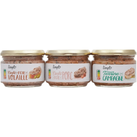 Simply Trio Pate 3x180G