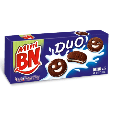Mini BN Duo Vanilla/Chocolate 190G