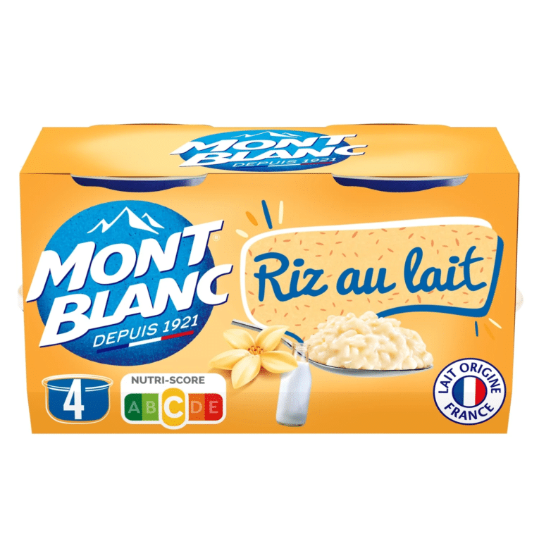 Mont Blanc Riz au lait 4x125G
