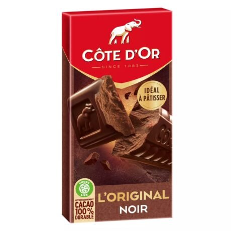 cote d or black chocolate 200g
