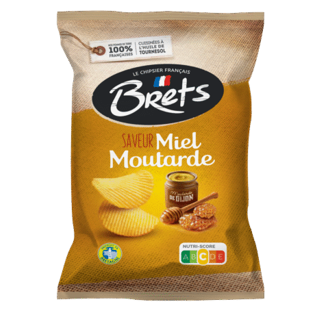 Brets Honey Mustard Chips 125G