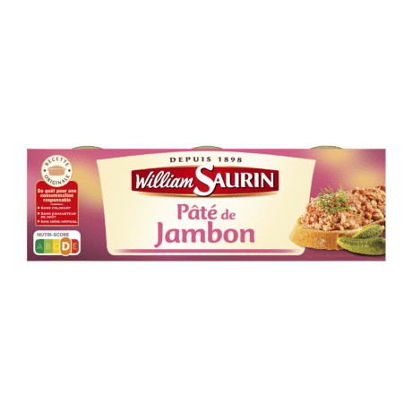 William Saurin Ham Pate 3x76G