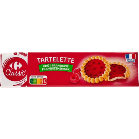 Carrefour Raspberry Tartelette 150G