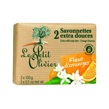 Le Petit Olivier Fleur D'oranger Savonette 2x100G