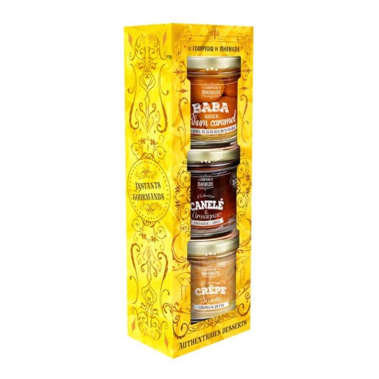 comptoir de mathilde authentic-desserts-set3x100g