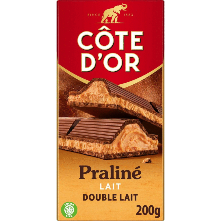 Cote D'or Tablette De Chocolat Praliné 200G