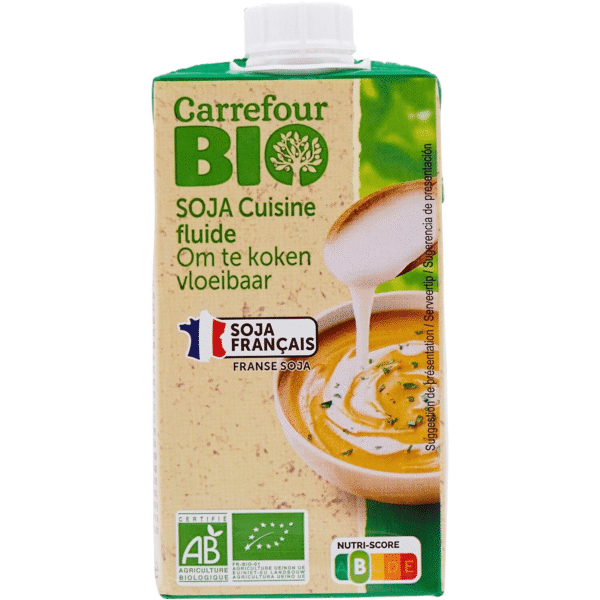Carrefour bio soy cooking cream 25cl
