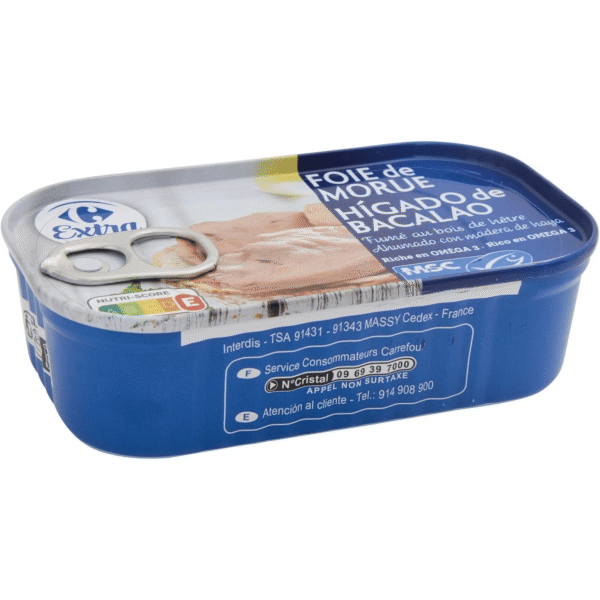 Carrefour Foie de Morue 121G