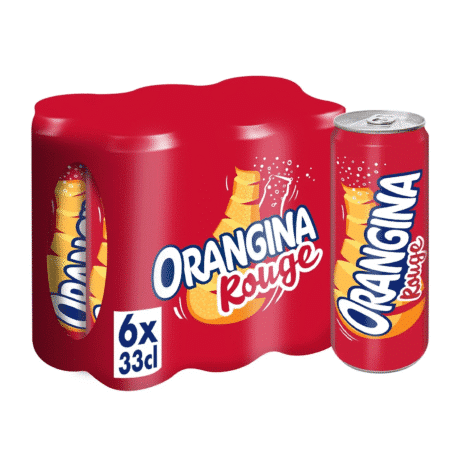 Orangina red cans 6x33cl