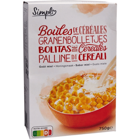 Simpl Honey Balls 750G