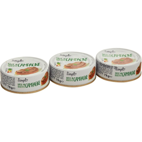 Simpl Country Pate 3x78G