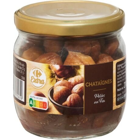 CARREFOUR PEELED CHESTNUT 210G