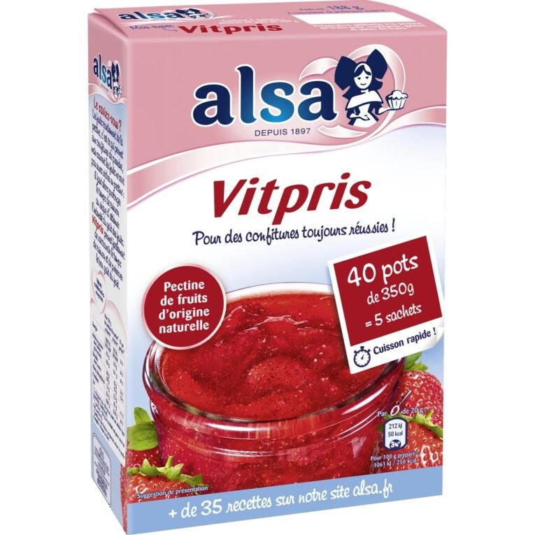 alsa vitpris gelling agent for jam 188g