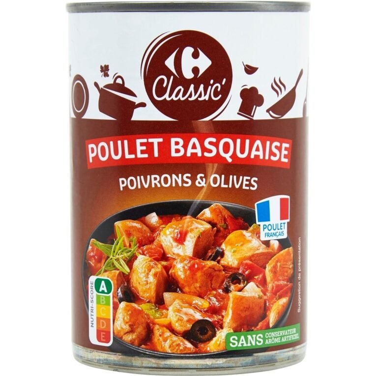 carrefour chicken basquaise 400g