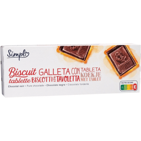 Simpl Dark Chocolate Biscuit 150G