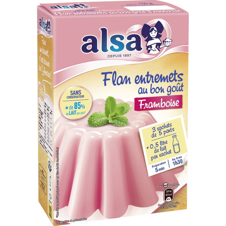 Alsa Raspberry Flan 150G