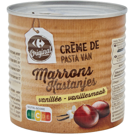 Carrefour Vanilla Chesnut Cream 500G