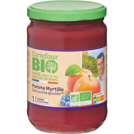 Carrefour Bio Apple Blueberry 580G