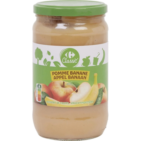 Carrefour Apple Banana Puree 710G