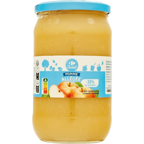 Carrefour Light Apple Puree 710G