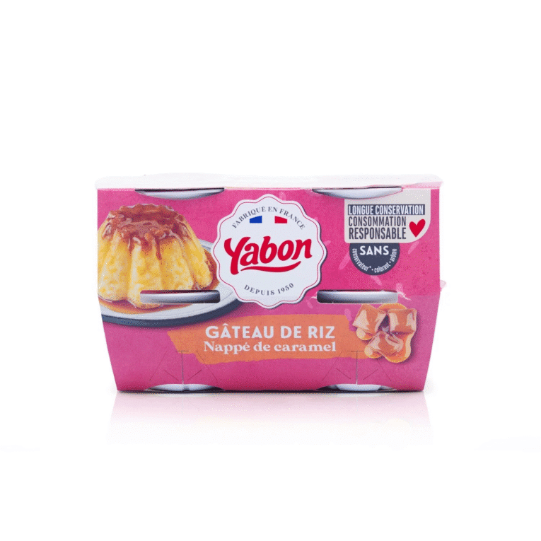 Yabon Rice Cake with Caramel 4x125G