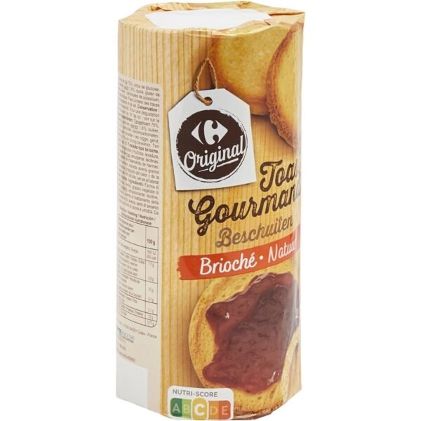 carrefour mini toast brioché