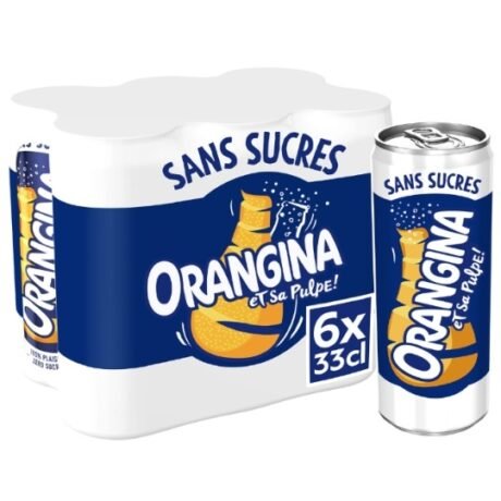 orangina no sugar cans