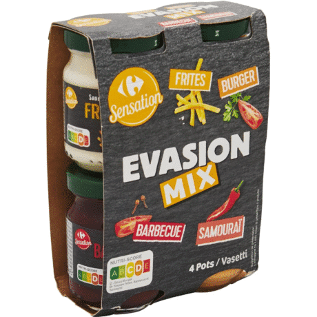 Carrefour Exotic 4 pack sauces