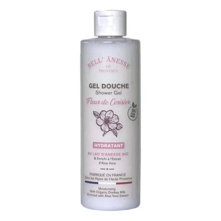 cherry blossom shower gel with donkey milk 250ml