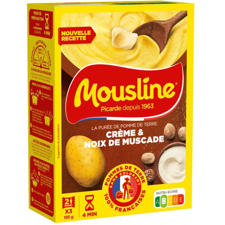 Mousline Nutmeg Mashed Potato 3x65g