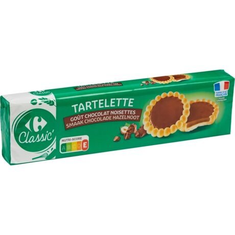 carrefour chocolate hazelnut tartlet