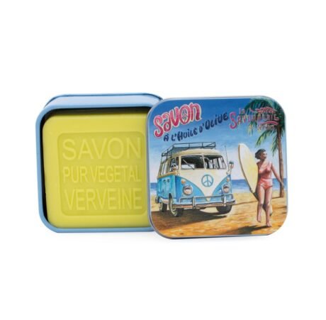 verbena soap in combi metal tin