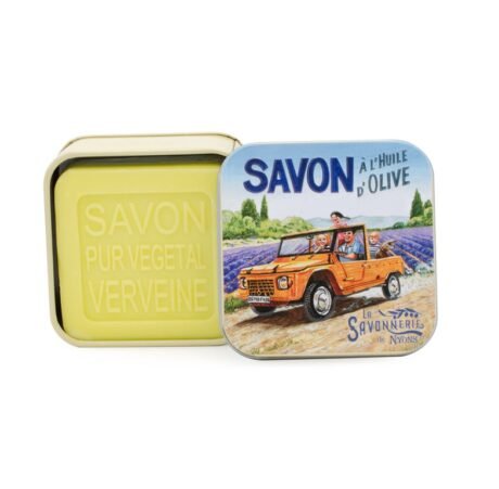 verbena soap in mehari metal tin