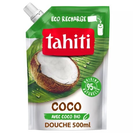 tahiti shower gel coconut refill 500ml