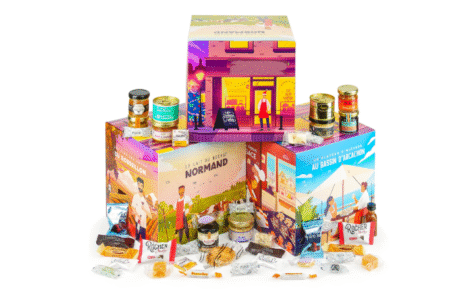 French Food Advent Calendar Cube