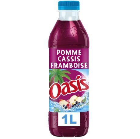 Oasis Apple, Blackcurrant & Raspberry 1L.