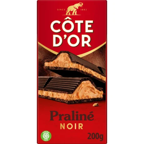 cote d or praline black chocolate