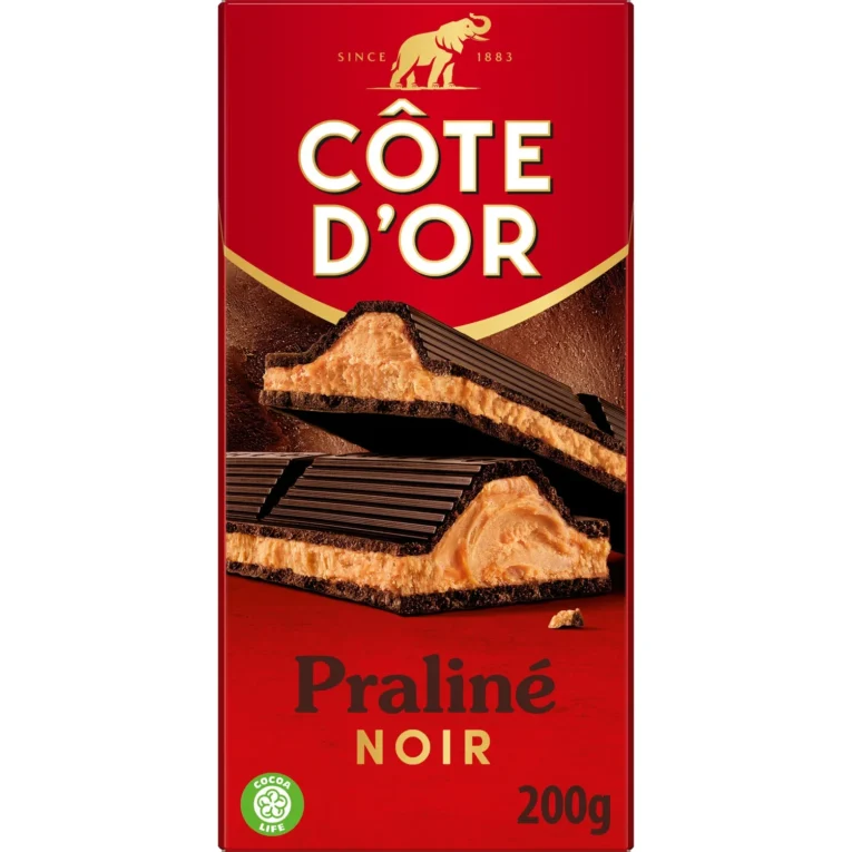 cote d or praline black chocolate